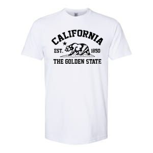 California The Golden State Est 1850 Softstyle CVC T-Shirt