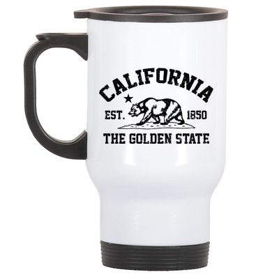 California The Golden State Est 1850 Stainless Steel Travel Mug