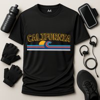 California Wave Cooling Performance Crew T-Shirt