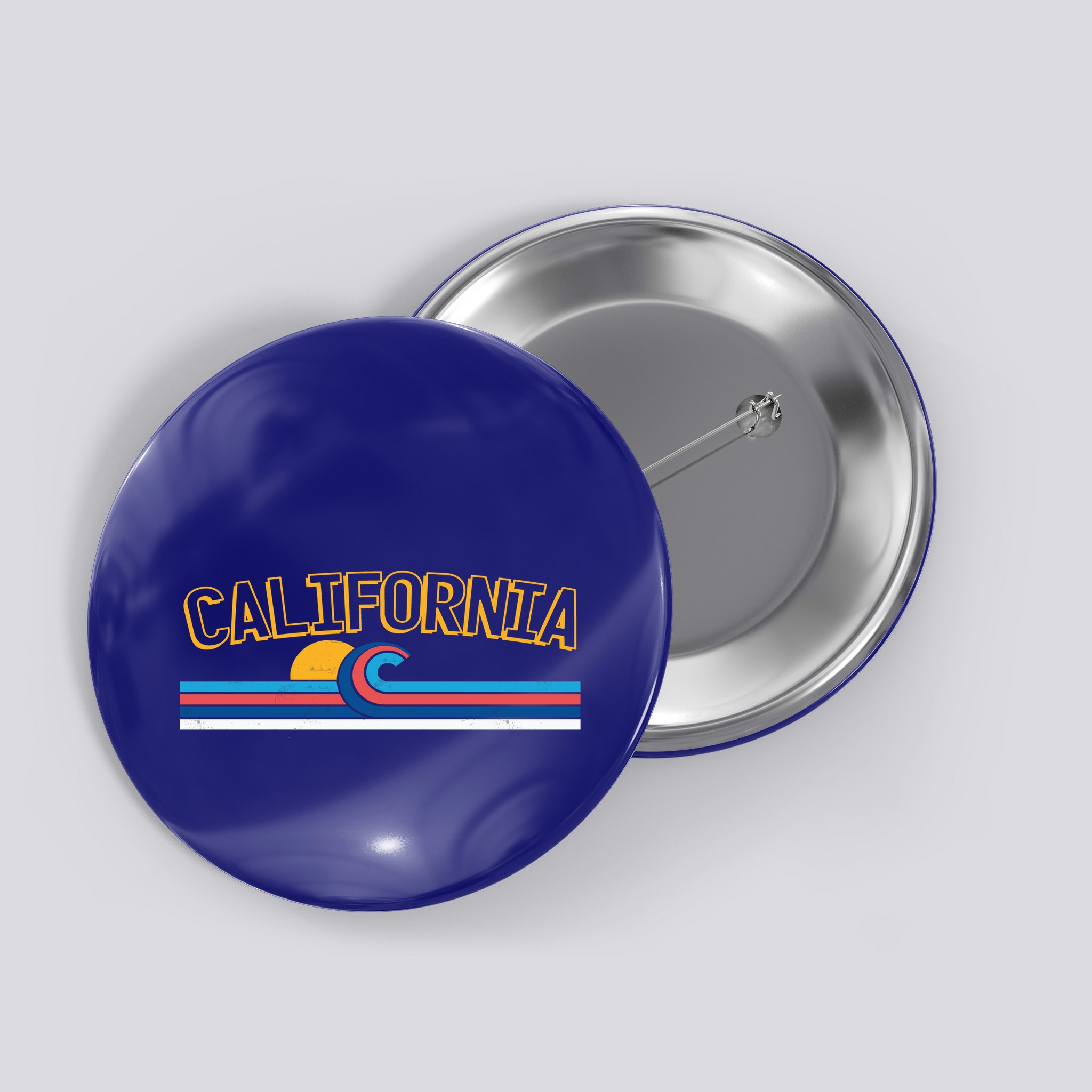 California Wave Button