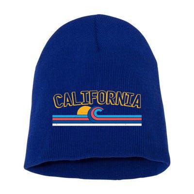 California Wave Short Acrylic Beanie