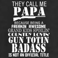 Call Me Badass Papa Spoiling Grandkids Adult Drive Performance Visor