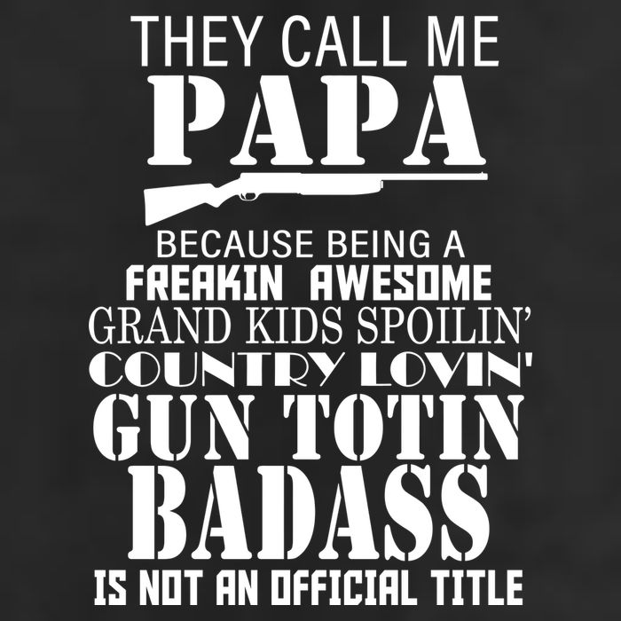 Call Me Badass Papa Spoiling Grandkids Adult Drive Performance Visor