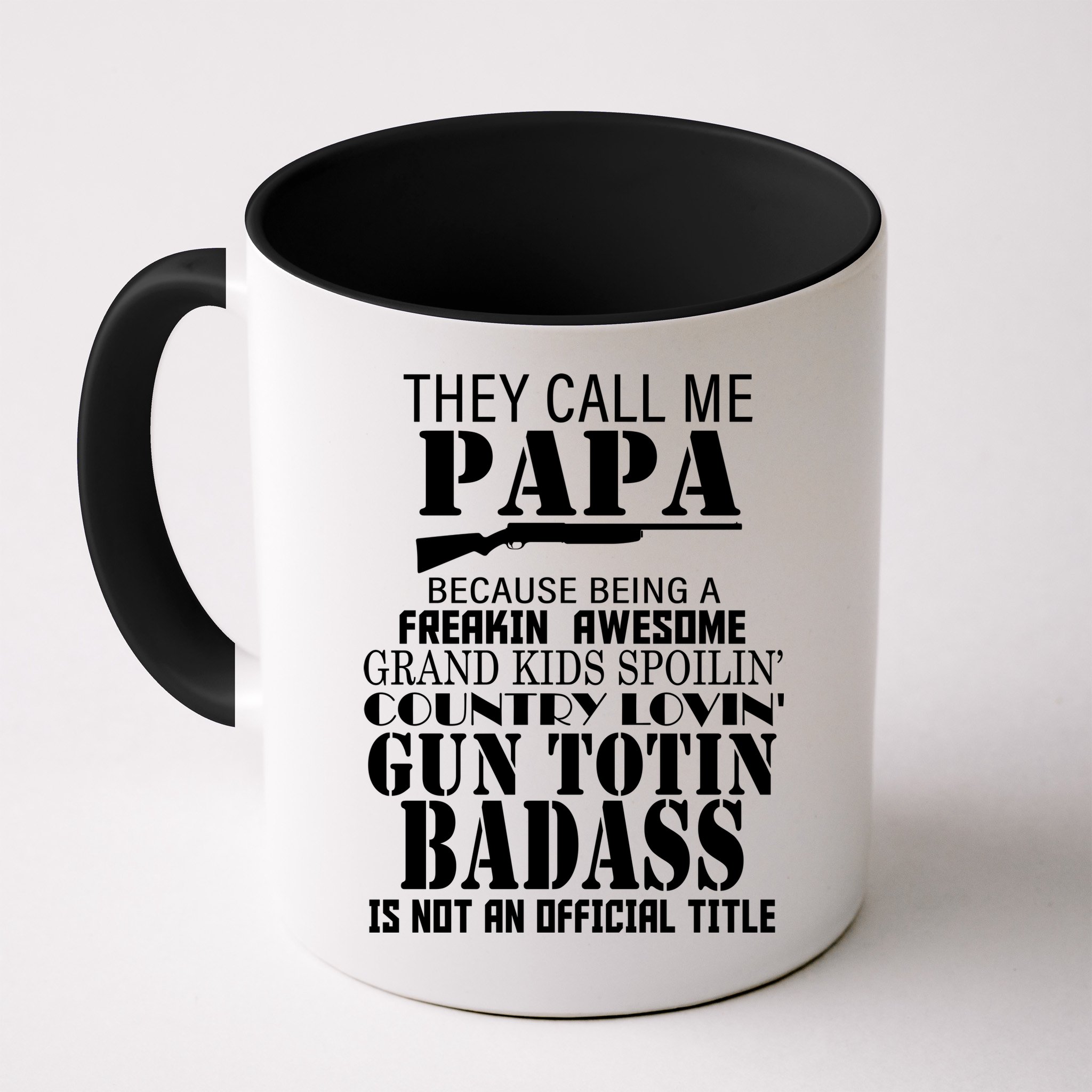 Call Me Badass Papa Spoiling Grandkids Mug