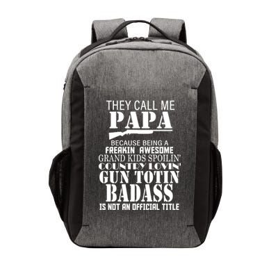 Call Me Badass Papa Spoiling Grandkids Vector Backpack