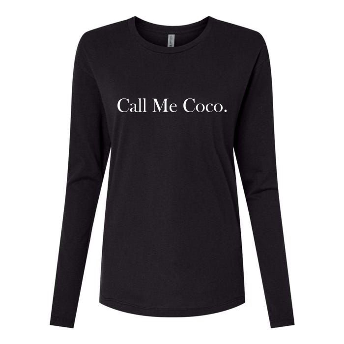 Call Me Coco Womens Cotton Relaxed Long Sleeve T-Shirt