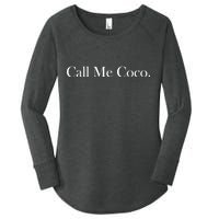 Call Me Coco Women's Perfect Tri Tunic Long Sleeve Shirt