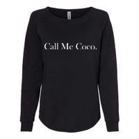 Call Me Coco Womens California Wash Sweatshirt