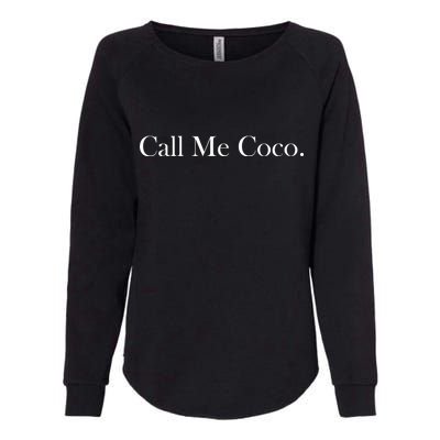 Call Me Coco Womens California Wash Sweatshirt