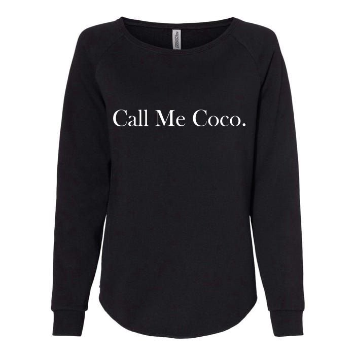 Call Me Coco Womens California Wash Sweatshirt