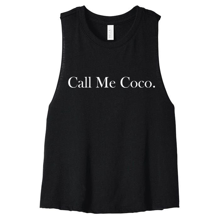 Call Me Coco Women's Racerback Cropped Tank