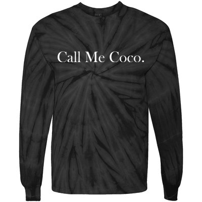 Call Me Coco Tie-Dye Long Sleeve Shirt