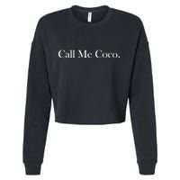 Call Me Coco Cropped Pullover Crew