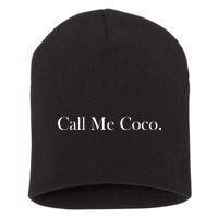 Call Me Coco Short Acrylic Beanie