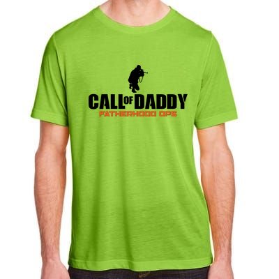 Call of Daddy Fatherhood OPS Gamer Dad Adult ChromaSoft Performance T-Shirt