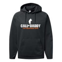 Call of Daddy Fatherhood OPS Gamer Dad Performance Fleece Hoodie