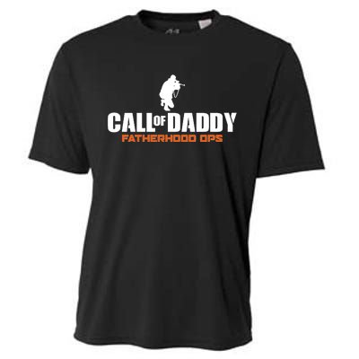 Call of Daddy Fatherhood OPS Gamer Dad Cooling Performance Crew T-Shirt