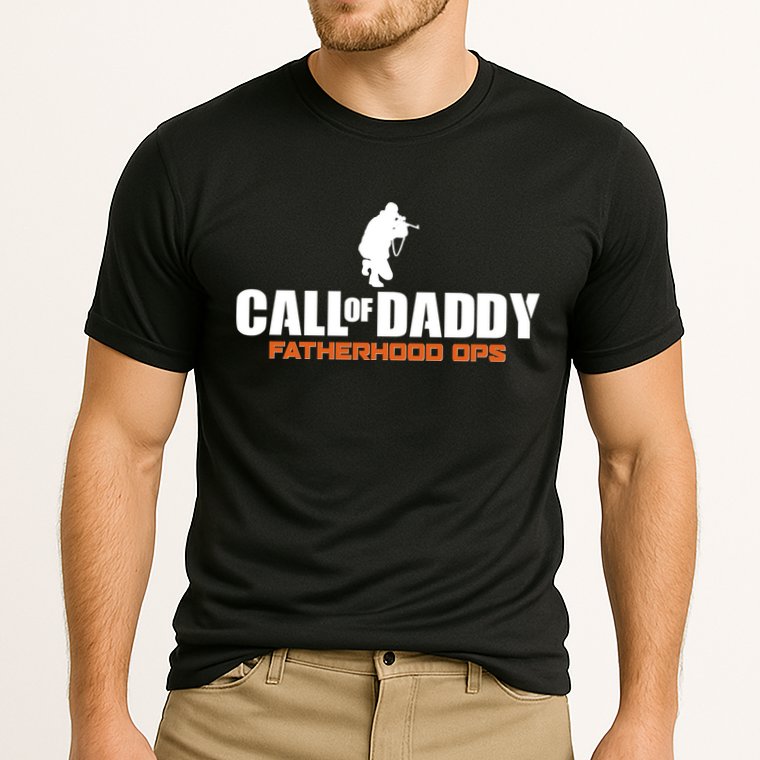 Call of Daddy Fatherhood OPS Gamer Dad Performance Shirt