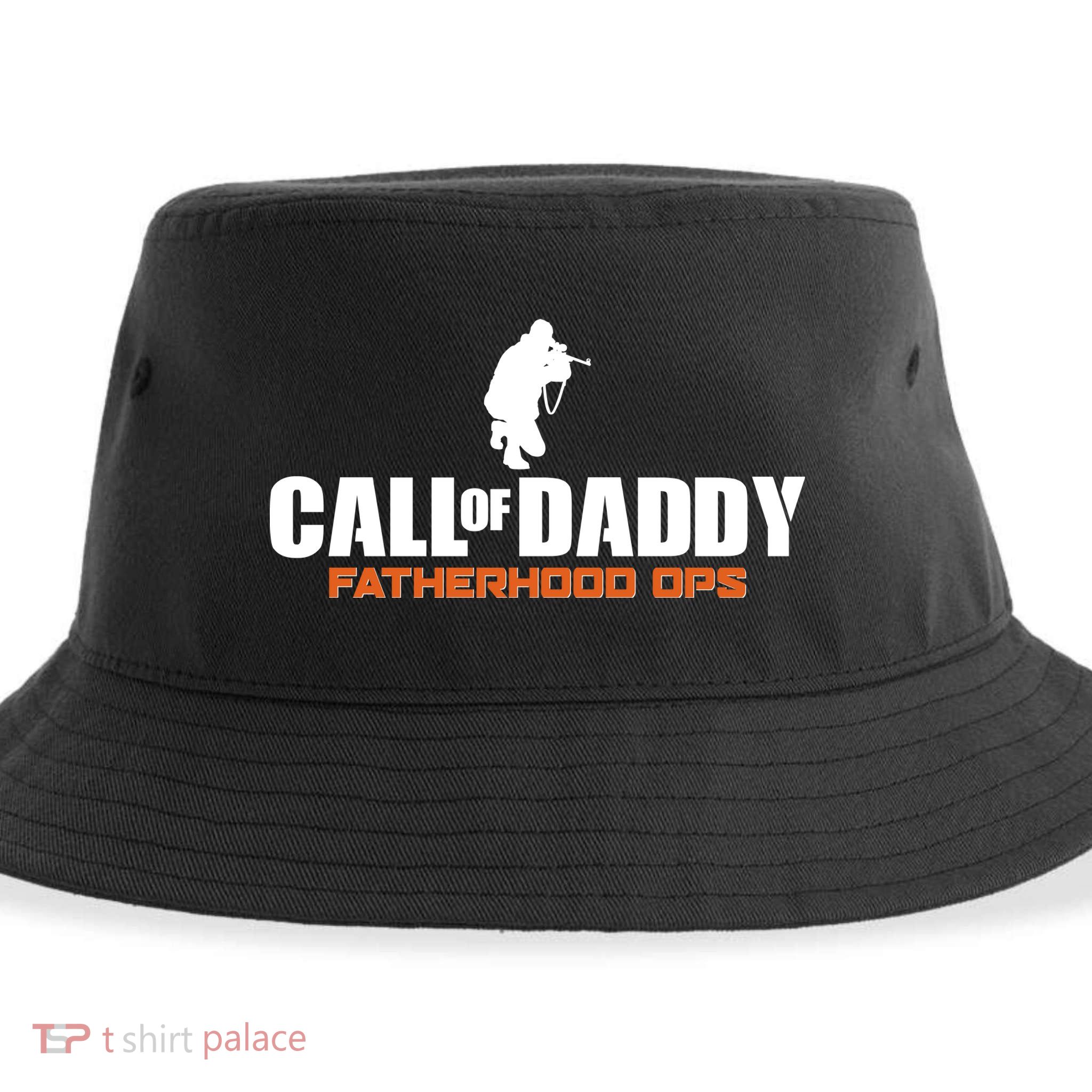 Call of Daddy Fatherhood OPS Gamer Dad Sustainable Bucket Hat