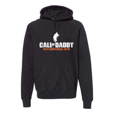 Call of Daddy Fatherhood OPS Gamer Dad Premium Hoodie