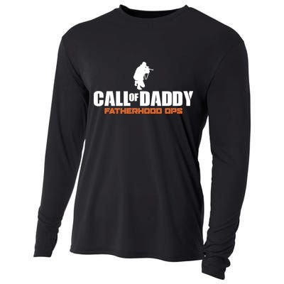 Call of Daddy Fatherhood OPS Gamer Dad Cooling Performance Long Sleeve Crew