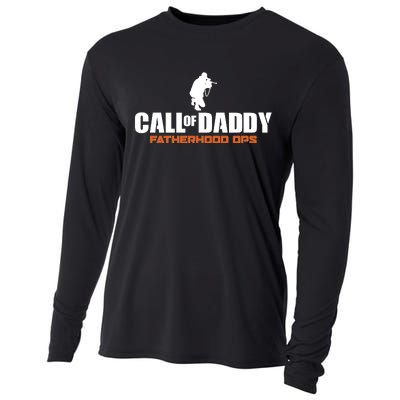 Call of Daddy Fatherhood OPS Gamer Dad Cooling Performance Long Sleeve Crew