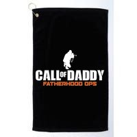 Call of Daddy Fatherhood OPS Gamer Dad Golf Towel