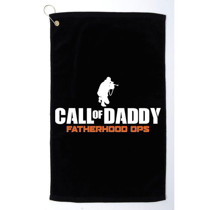Call of Daddy Fatherhood OPS Gamer Dad Golf Towel