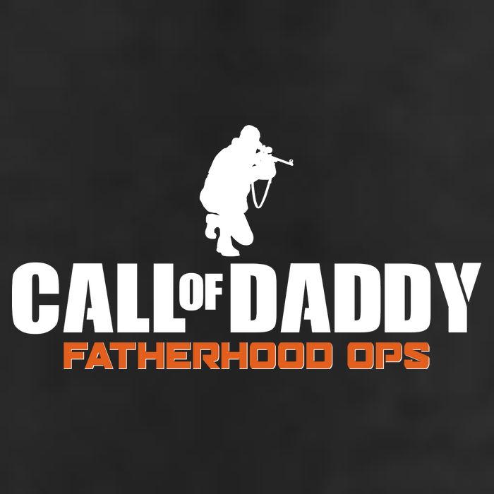 Call of Daddy Fatherhood OPS Gamer Dad Golf Towel