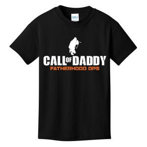 Call of Daddy Fatherhood OPS Gamer Dad Kids T-Shirt