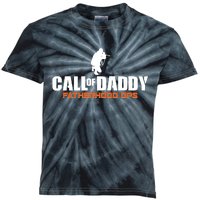 Call of Daddy Fatherhood OPS Gamer Dad Kids Tie-Dye T-Shirt