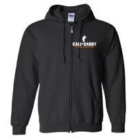 Call of Daddy Fatherhood OPS Gamer Dad Full Zip Hoodie