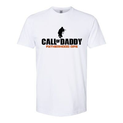 Call of Daddy Fatherhood OPS Gamer Dad Softstyle CVC T-Shirt