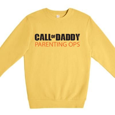 Call of Daddy Parenting Ops Premium Crewneck Sweatshirt