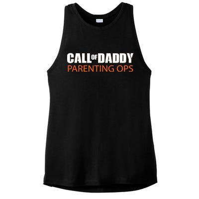 Call of Daddy Parenting Ops Ladies PosiCharge Tri-Blend Wicking Tank