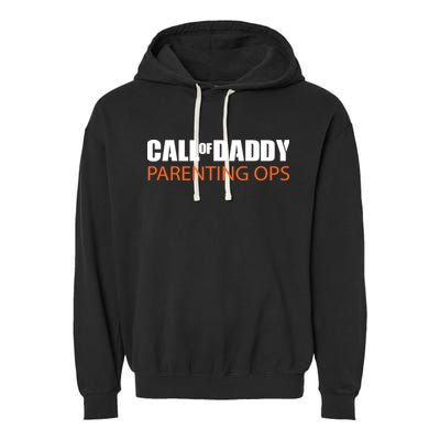 Call of Daddy Parenting Ops Garment-Dyed Fleece Hoodie