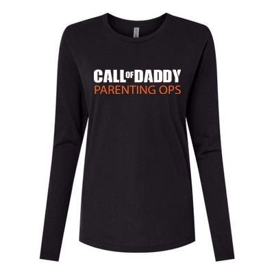 Call of Daddy Parenting Ops Womens Cotton Relaxed Long Sleeve T-Shirt