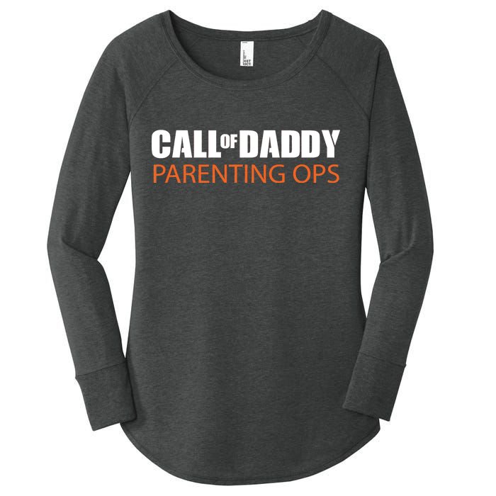 Call of Daddy Parenting Ops Women's Perfect Tri Tunic Long Sleeve Shirt