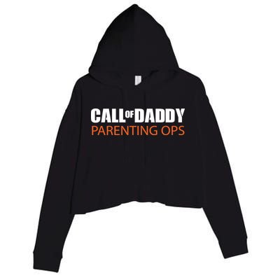 Call of Daddy Parenting Ops Crop Fleece Hoodie