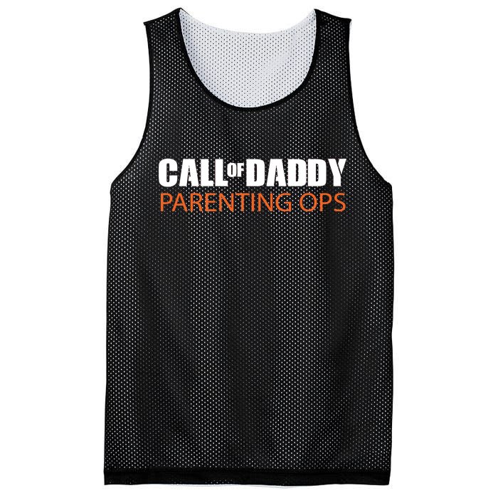 Call of Daddy Parenting Ops Mesh Reversible Basketball Jersey Tank