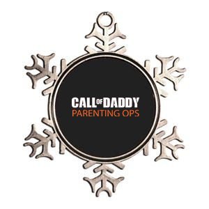 Call of Daddy Parenting Ops Metallic Star Ornament