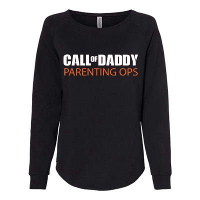 Call of Daddy Parenting Ops Womens California Wash Sweatshirt