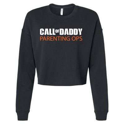 Call of Daddy Parenting Ops Cropped Pullover Crew