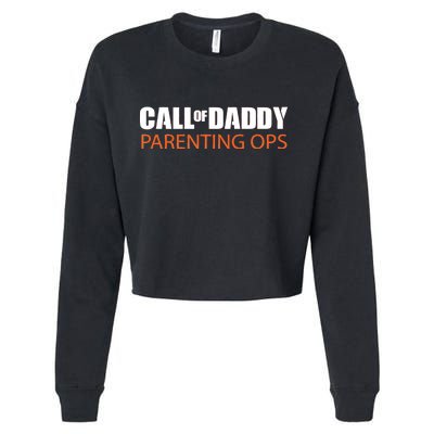 Call of Daddy Parenting Ops Cropped Pullover Crew