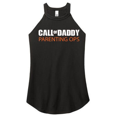 Call of Daddy Parenting Ops Women's Perfect Tri Rocker Tank