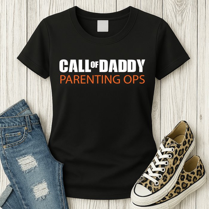 Call of Daddy Parenting Ops Womens T-Shirt