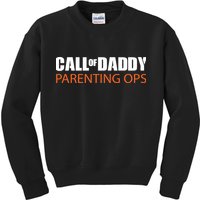 Call of Daddy Parenting Ops Kids Sweatshirt