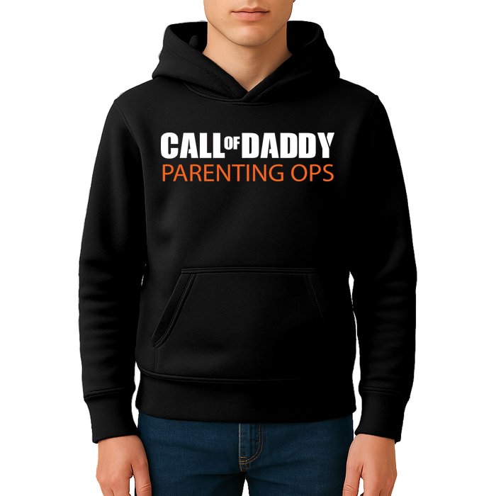 Call of Daddy Parenting Ops Kids Hoodie