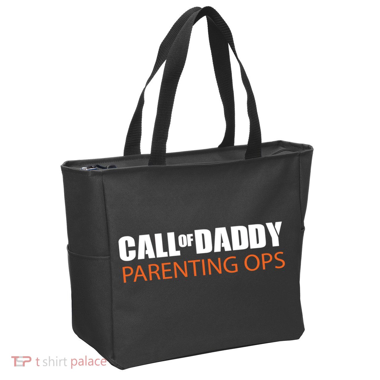 Call of Daddy Parenting Ops Zip Tote Bag