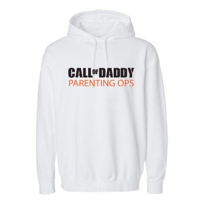 Call of Daddy Parenting Ops Garment-Dyed Fleece Hoodie